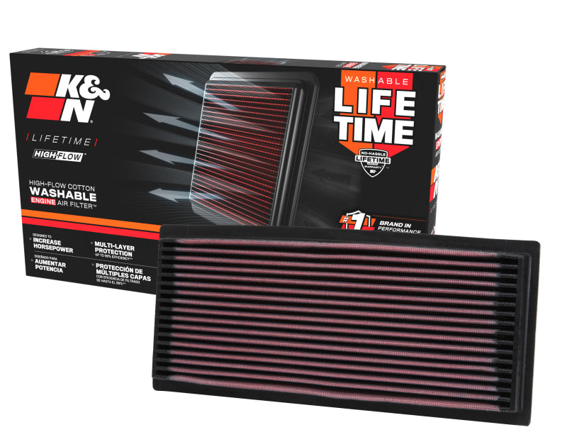 K&N Replacement Air Filter DODGE VIPER V10-8.0L 1992-96-Air Filters - Drop In-Grocery Getter Performance