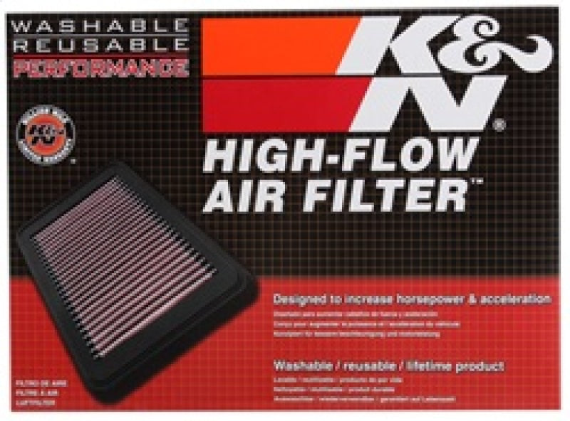 K&N Replacement Air Filter for 11 Chrysler 300/300C / Challenger 3.6L/5.7L/6.4L / Charger 3.6L/5.7L-Air Filters - Drop In-Grocery Getter Performance
