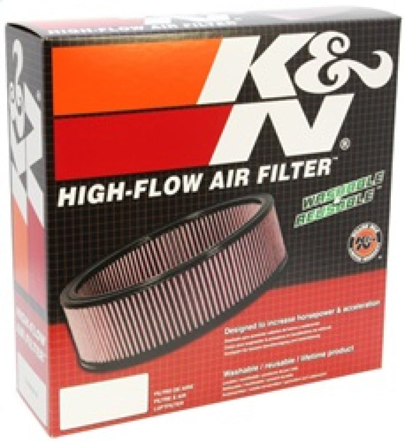 K&N Replacement Air Filter GM CARS AND TRUCKS,V6,V8,1969-92-Air Filters - Drop In-Grocery Getter Performance