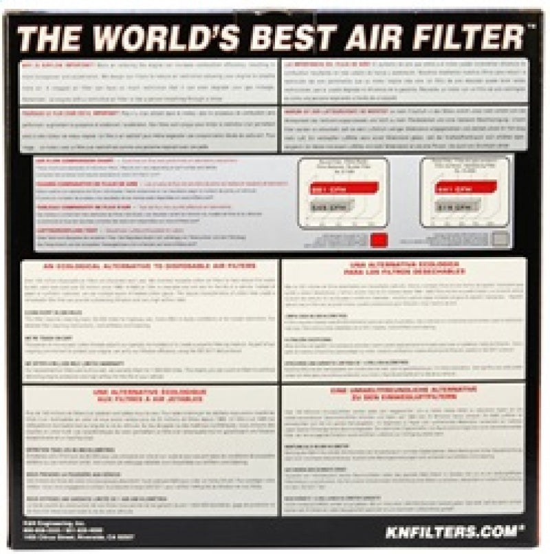 K&N Replacement Air Filter GM CARS AND TRUCKS,V6,V8,1969-92-Air Filters - Drop In-Grocery Getter Performance