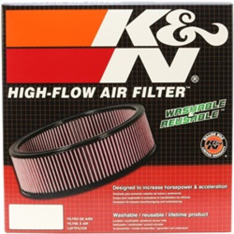 K&N Replacement Air Filter GM CARS AND TRUCKS,V6,V8,1969-92-Air Filters - Drop In-Grocery Getter Performance