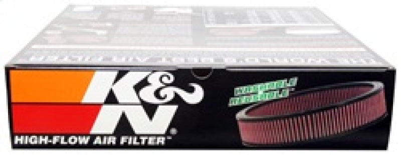 K&N Replacement Air Filter GM CARS & TRUCKS, V8, 1966-84-Air Filters - Drop In-Grocery Getter Performance