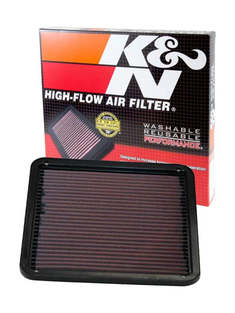 K&N Replacement Air Filter LEXUS GS400,1998-99-Air Filters - Drop In-Grocery Getter Performance