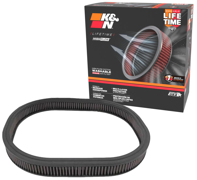K&N Replacement Air Filter MOPAR 383,440 SIX-PAC 1969-72-Air Filters - Drop In-Grocery Getter Performance