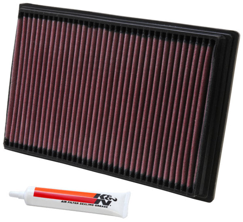 K&N Replacement Air Filter - Panel 10.688in O/S Length x 7.125in O/S Width x 1.125in H-Air Filters - Drop In-Grocery Getter Performance