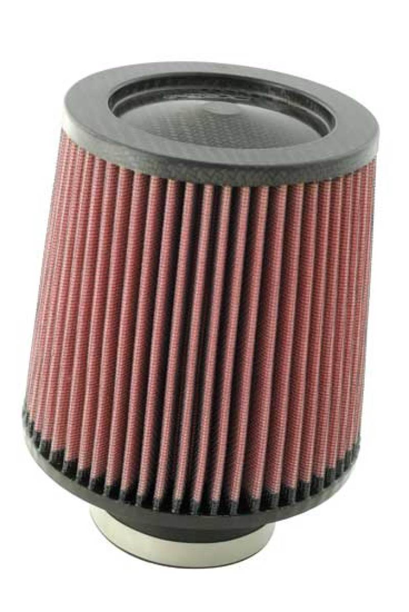 K&N Round Tapered Universal Air Filter 3 inch Flange 6 inch Base 5 inch Top 6 inch Height-Air Filters - Universal Fit-Grocery Getter Performance