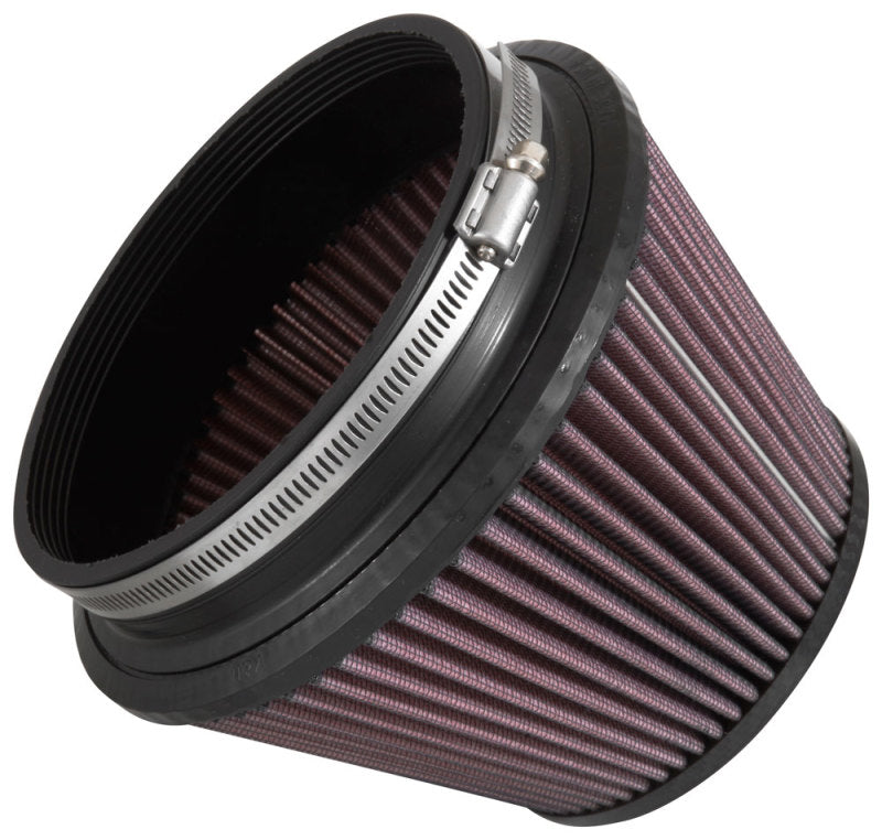 K&N Universal Carbon Fiber Filter 6in Flange / 7-1/2in OD-B / 5-1/8in OD-T / 5in H-Air Filters - Universal Fit-Grocery Getter Performance