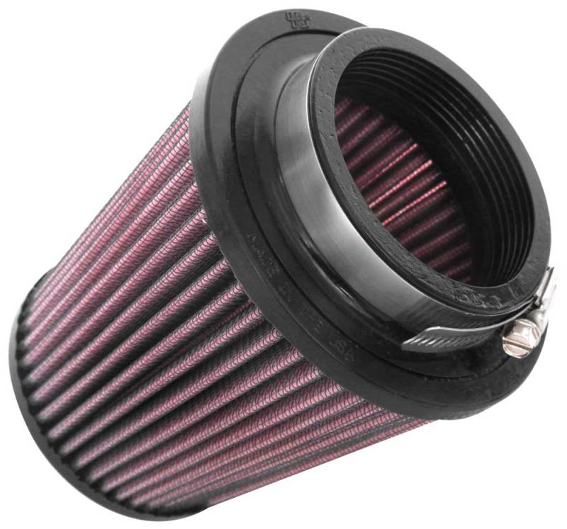 K&N Universal Clamp-On Air Filter 2-3/4in FLG / 4-11/16in B / 3-1/2in T / 4-7/8in H-Air Filters - Universal Fit-Grocery Getter Performance