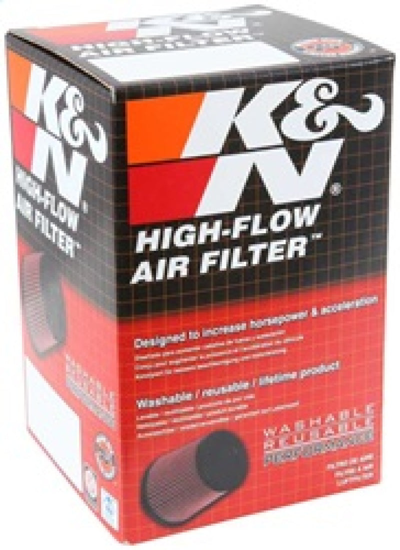 K&N Universal Clamp-On Air Filter 2-3/4in FLG / 4-3/4in B / 3-1/2in T / 5-7/8in H-Air Filters - Universal Fit-Grocery Getter Performance