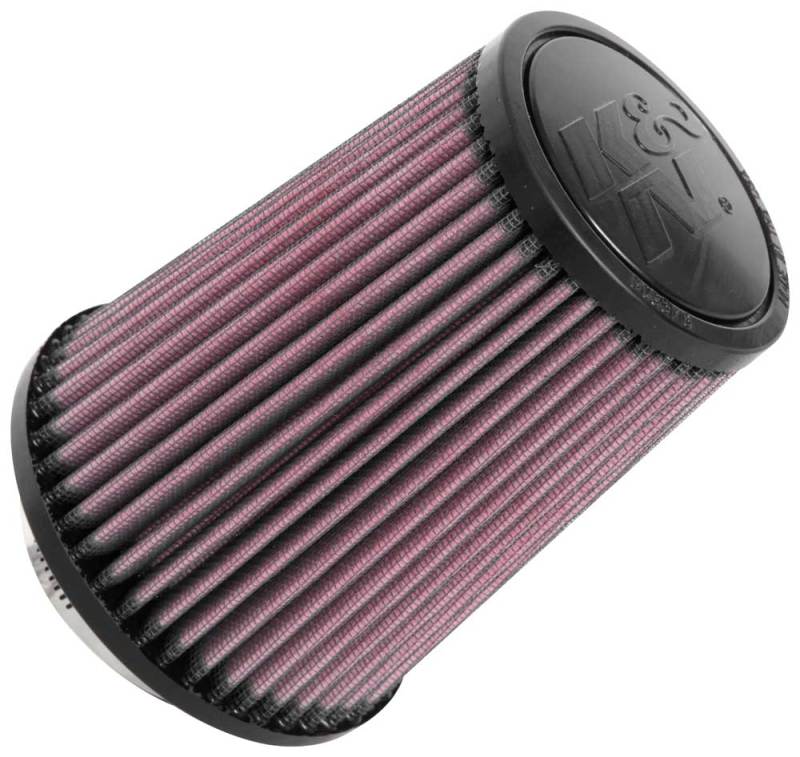 K&N Universal Clamp-On Air Filter 2-3/4in FLG / 4-3/4in B / 3-1/2in T / 5-7/8in H-Air Filters - Universal Fit-Grocery Getter Performance