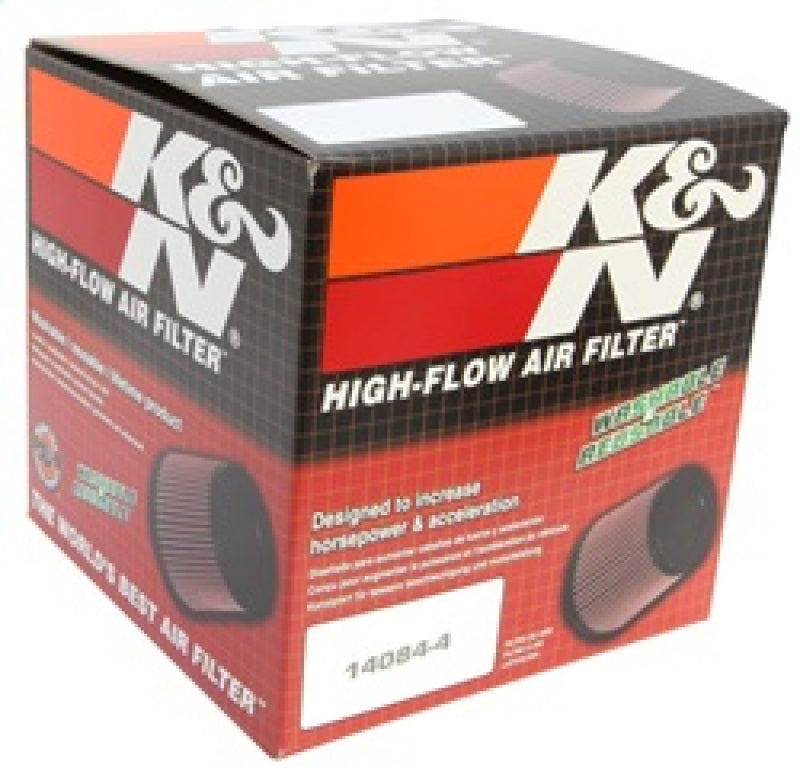 K&N Universal Clamp-On Air Filter 2-3/4in FLG / 5-7/8in B / 4-1/2in T / 5in H-Air Filters - Universal Fit-Grocery Getter Performance