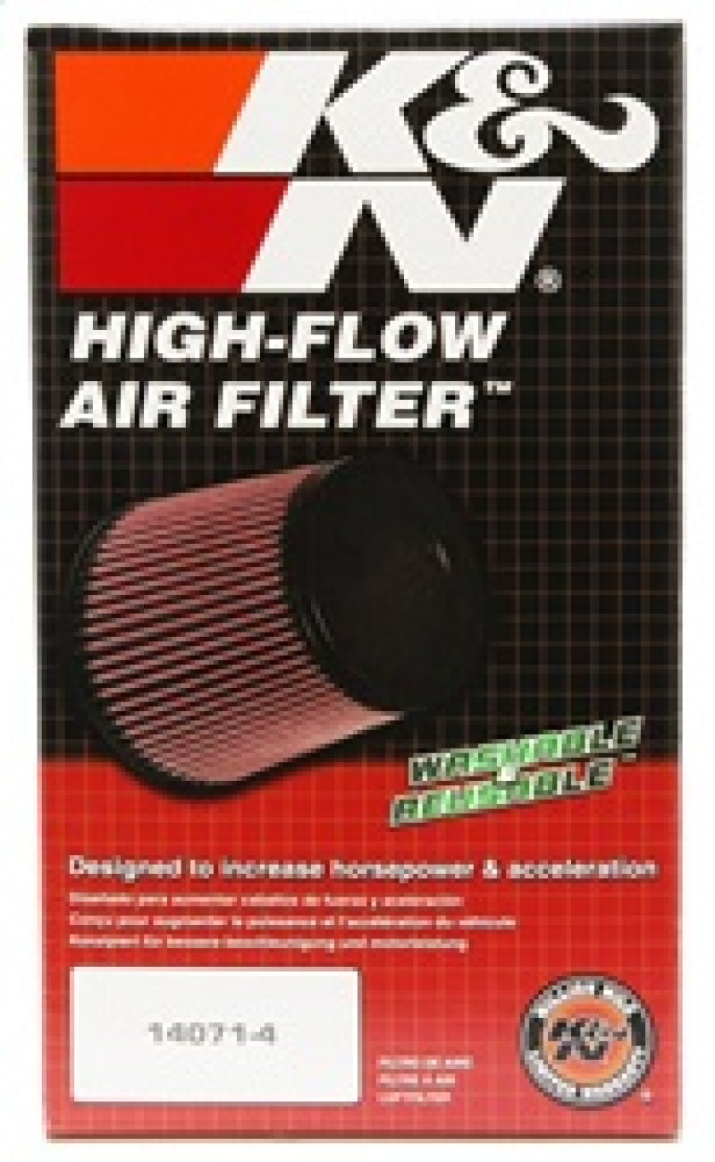 K&N Universal Clamp-On Air Filter 3-1/2in FLG / 6in B / 4-1/2in T / 9in H-Air Filters - Universal Fit-Grocery Getter Performance