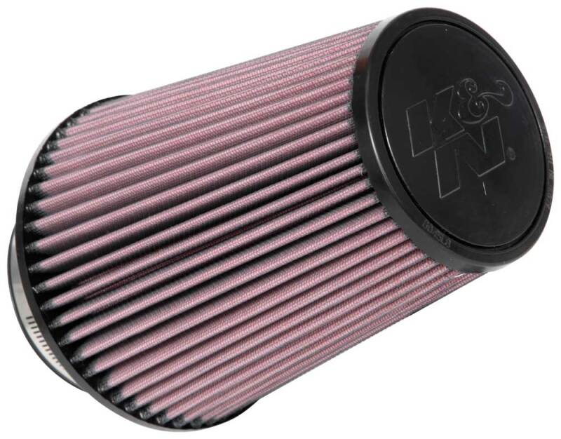 K&N Universal Clamp-On Air Filter 4in FLG / 6-1/2in B / 4-1/2in T / 8in H-Air Filters - Universal Fit-Grocery Getter Performance