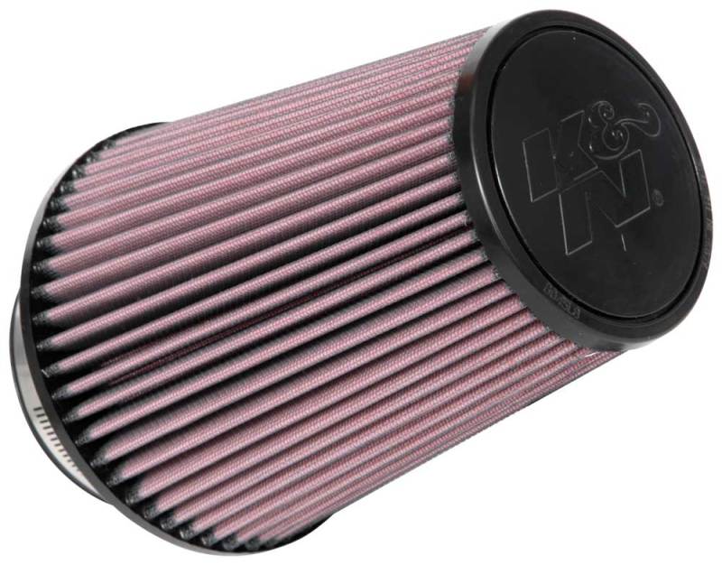 K&N Universal Clamp-On Air Filter 4in FLG / 6-1/2in B / 4-1/2in T / 8in H-Air Filters - Universal Fit-Grocery Getter Performance