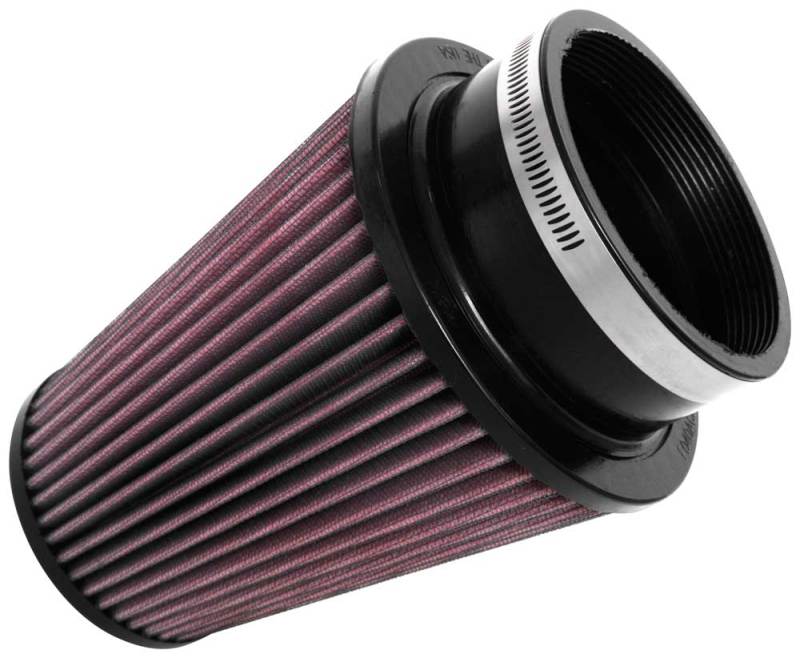 K&N Universal Clamp-On Air Filter 4in FLG / 6in B / 4in T / 7in H-Air Filters - Universal Fit-Grocery Getter Performance