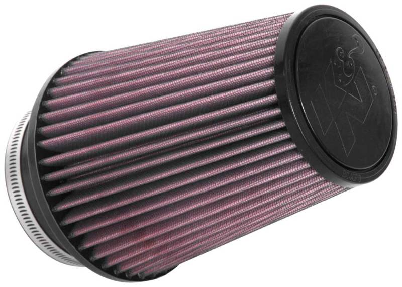 K&N Universal Clamp-On Air Filter 4in FLG / 6in B / 4in T / 7in H-Air Filters - Universal Fit-Grocery Getter Performance
