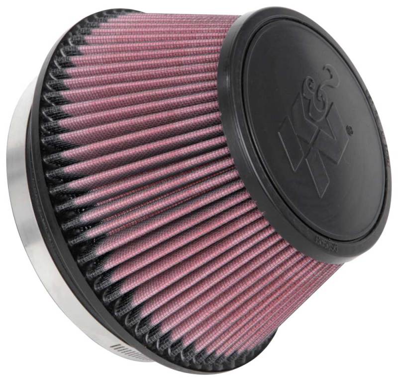 K&N Universal Clamp-On Air Filter 6in FLG / 7-1/2in B / 5-1/8in T / 4in H-Air Filters - Universal Fit-Grocery Getter Performance