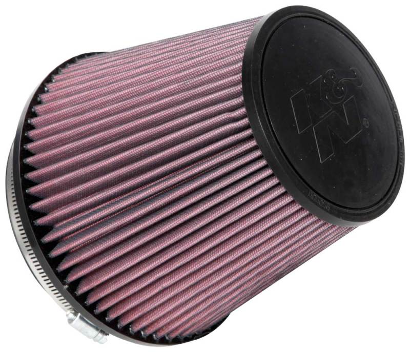K&N Universal Clamp-On Air Filter 6in FLG / 7-1/2in B / 5in T / 6-1/2in H-Air Filters - Universal Fit-Grocery Getter Performance