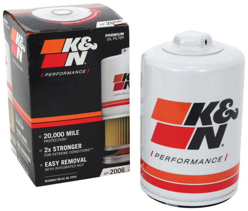 K&N Universal Performance Gold Oil Filter-Oil Filters-Grocery Getter Performance