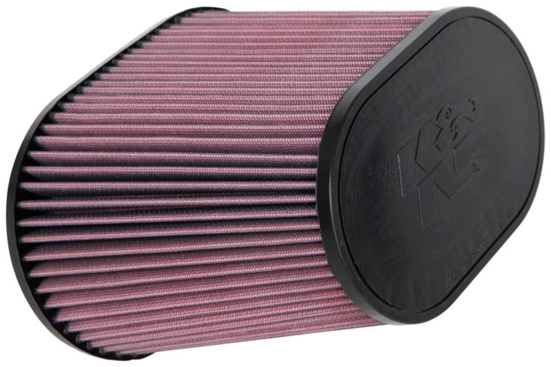 K&N Universal Rubber Filter 4in FLG 9IN x 5-3/4IN B / 7 x 4-1/2IN T / 7-1/2IN H-Air Filters - Universal Fit-Grocery Getter Performance