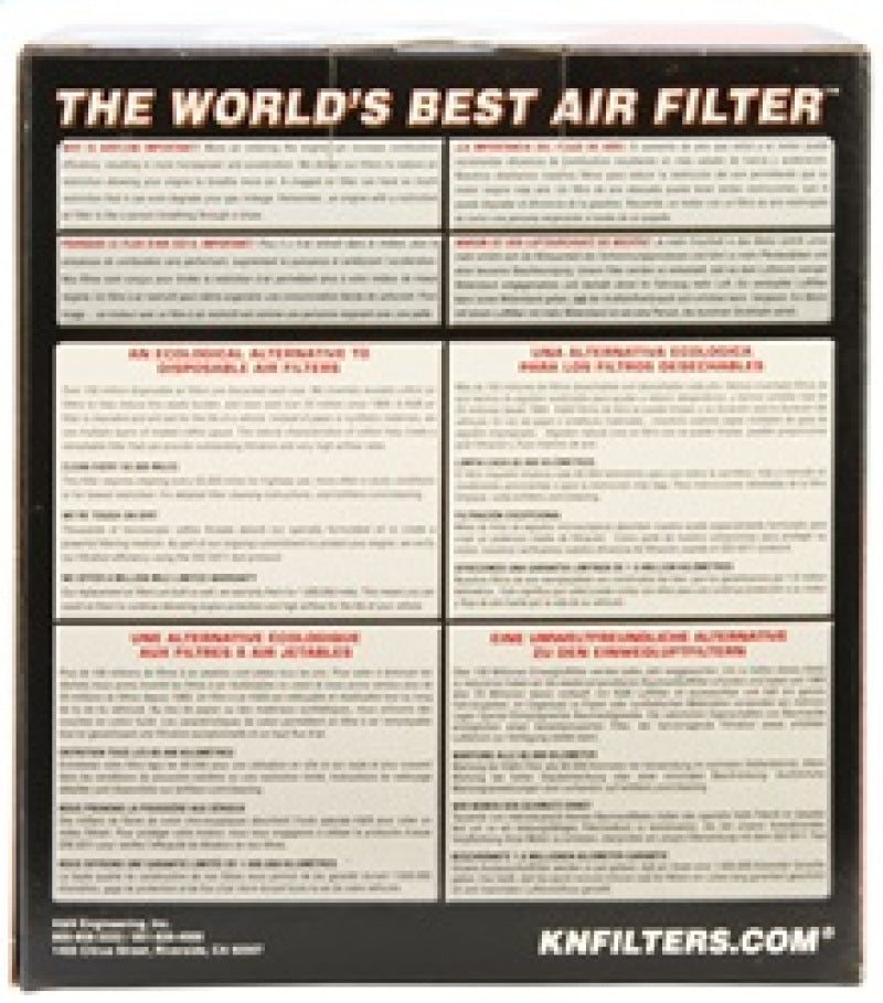 K&N Universal Tapered Filter 2.75in Flange ID x 5.0625in Base OD x 3.5in Top OD x 4in Height-Air Filters - Universal Fit-Grocery Getter Performance