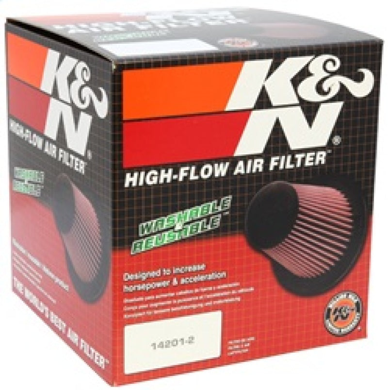 K&N Universal Tapered Filter 6in Flange ID x 7.5in Base OD x 5in Top OD x 5in Height-Air Filters - Universal Fit-Grocery Getter Performance