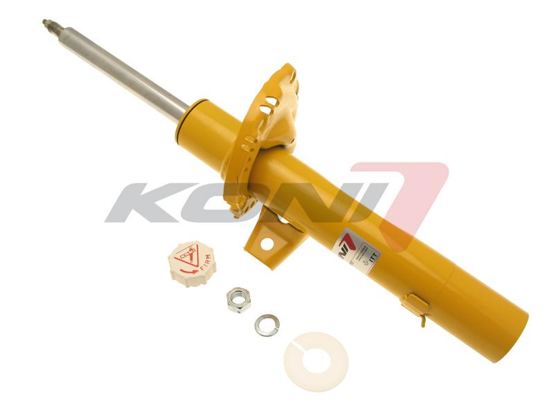 Koni Sport (Yellow) Front Shock 2015+ Volkswagen Golf w/ 55mm OD Front Strut-Shocks and Struts-Grocery Getter Performance