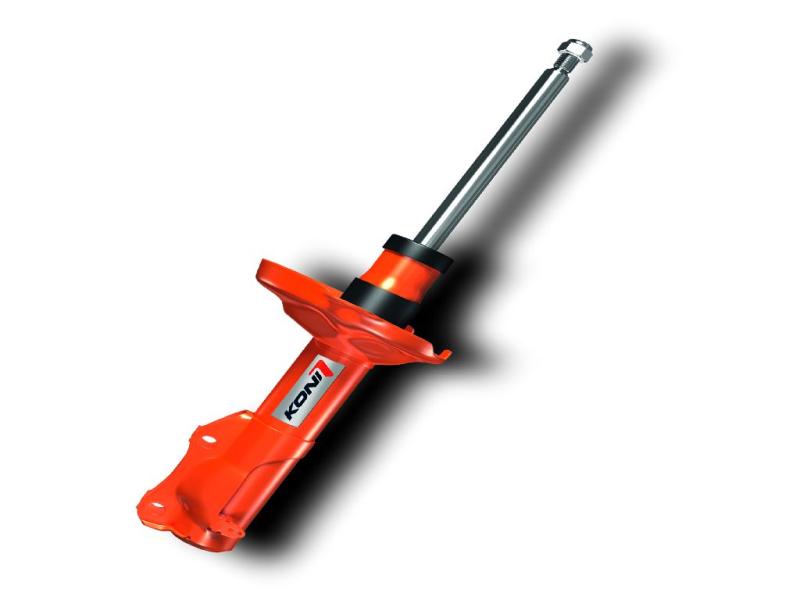 Koni STR.T (Orange) Shock 89-91 Honda Civic Sedan/Hatchback/Coupe/CRX - Front-Shocks and Struts-Grocery Getter Performance
