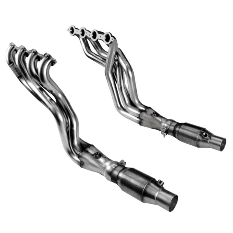 Kooks 10-14 Chevy Camaro SS LS3/L99/ 6.2L 1 7/8in x 3in SS LT Headers Inc 3in x 2 1/2in Green Catted-Headers & Manifolds-Grocery Getter Performance