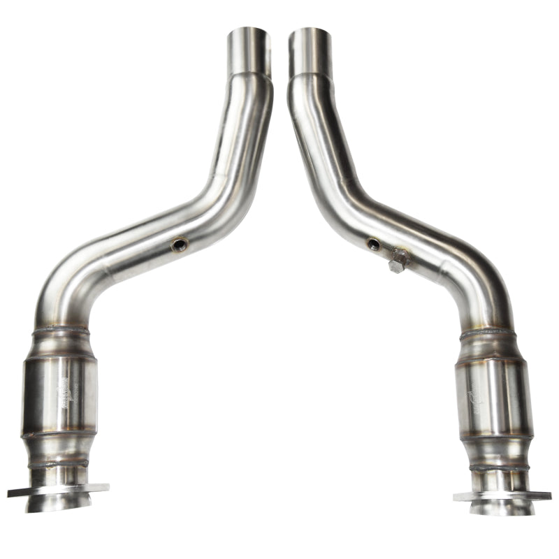 Kooks 11-15 Dodge Charger SRT8/12-15 Challenger SRT8 3in x 2 3/4in Catted SS Connection Pipes-Connecting Pipes-Grocery Getter Performance