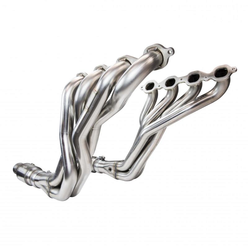 Kooks 2016+ Chevrolet Camaro SS 1 7/8in x 3in SS Longtube Headers w/ Green Catted Connection Pipes-Headers & Manifolds-Grocery Getter Performance