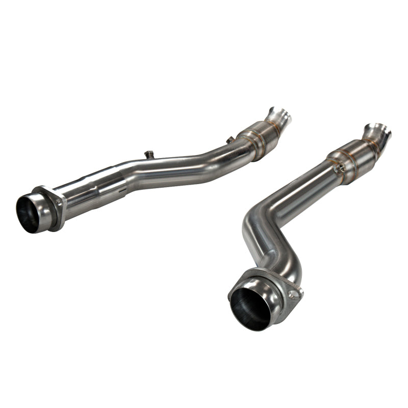 Kooks 2018+ Jeep Grand Cherokee TrackHawk 6.2L 3in Inlet x 3in OEM Outlet Catted SS Connection Pipes-Connecting Pipes-Grocery Getter Performance
