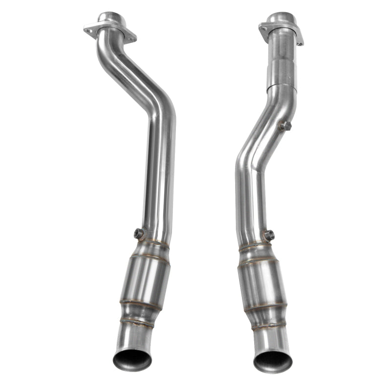 Kooks 2018+ Jeep Grand Cherokee TrackHawk 6.2L 3in Inlet x 3in OEM Outlet Catted SS Connection Pipes-Connecting Pipes-Grocery Getter Performance