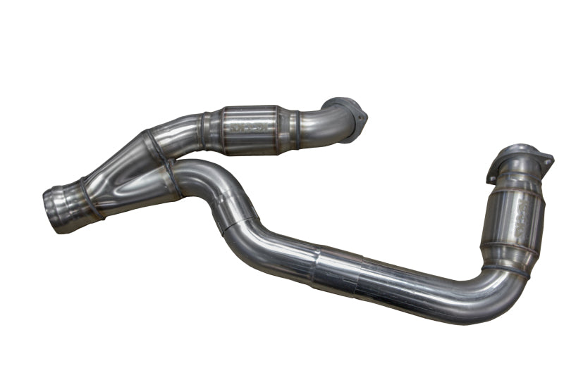 Kooks 2019+ GM 1500 Series Truck 6.2L 3in x OEM Outlet Catted SS Y Pipe Kooks HDR Req-Y Pipes-Grocery Getter Performance