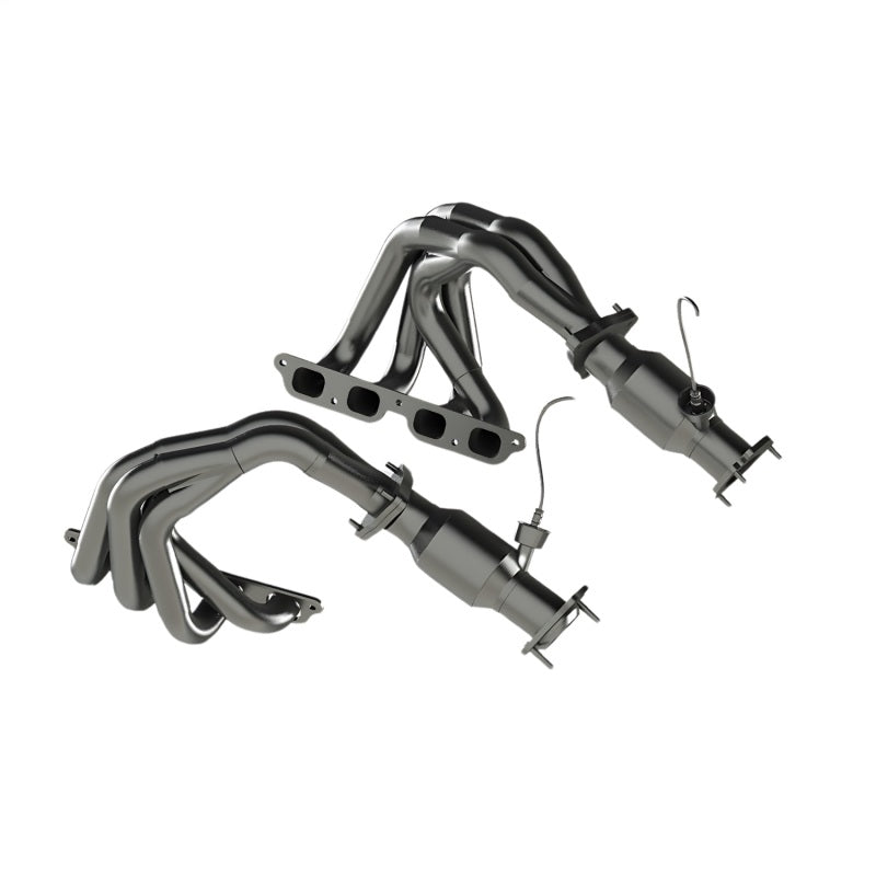 Kooks 22+ Chevrolet C8 Corvette Z06 LT6 1-7/8in. x 2in. SS Tri-Y Headers w/ GREEN Cats-Headers & Manifolds-Grocery Getter Performance