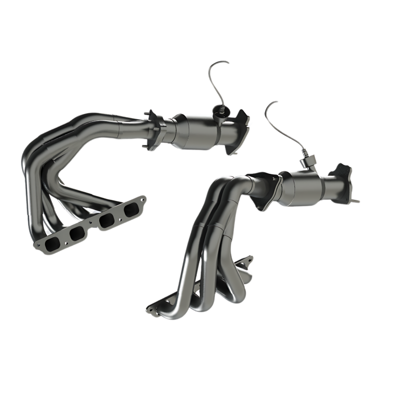 Kooks 22+ Chevrolet C8 Corvette Z06 LT6 1-7/8in. x 2in. SS Tri-Y Headers w/ GREEN Cats-Headers & Manifolds-Grocery Getter Performance