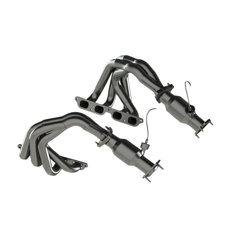 Kooks 22+ Chevrolet C8 Corvette Z06 LT6 1-7/8in. x 2in. SS Tri-Y Headers w/ GREEN Cats-Headers & Manifolds-Grocery Getter Performance