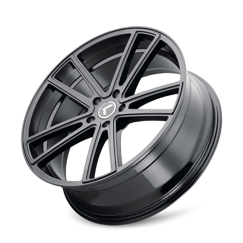 Kraze KR190 Lusso 22x8.5 / 5x114.3 BP / 38mm Offset / 72.62mm Hub Gloss Black Wheel-Wheels - Cast-Grocery Getter Performance