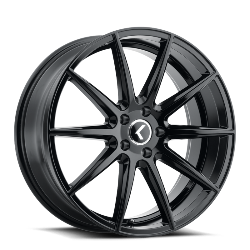 Kraze KR194 Cosmos 20x8.5 / 5x114.3 BP / 38mm Offset / 72.62mm Hub Gloss Black Wheel-Wheels - Cast-Grocery Getter Performance