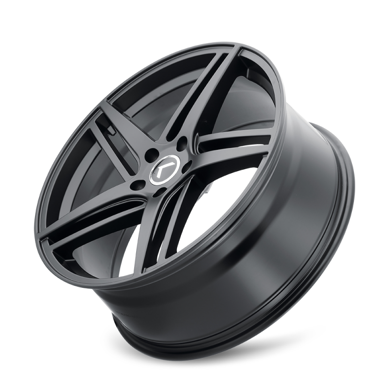 Kraze KR195 Milano 20x8.5 / 5x112 BP / 38mm Offset / 66.56mm Hub Satin Black Wheel-Wheels - Cast-Grocery Getter Performance