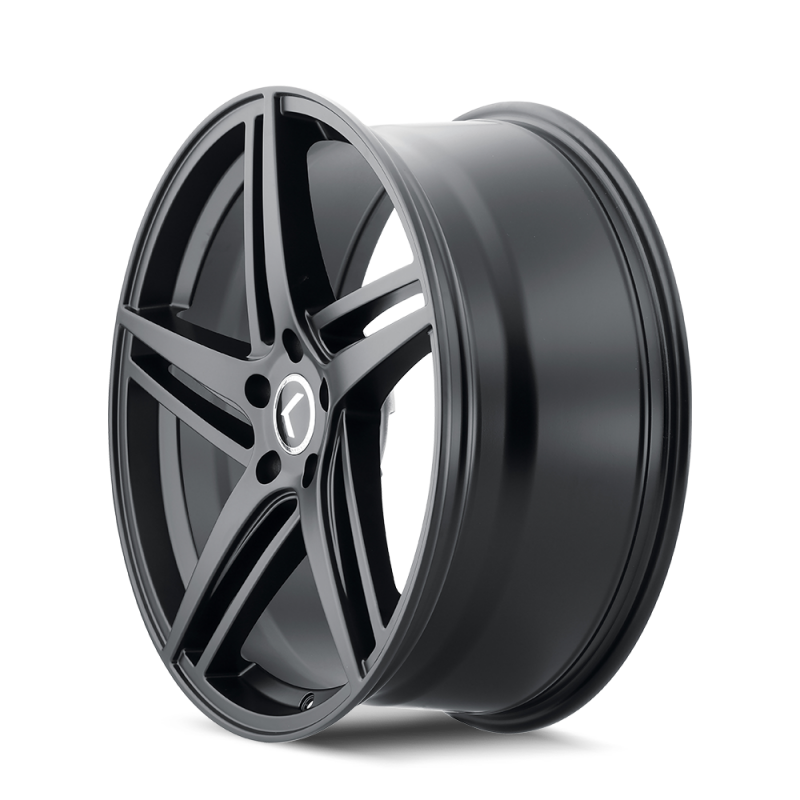 Kraze KR195 Milano 20x8.5 / 5x120 BP / 38mm Offset / 74.1mm Hub Satin Black Wheel-Wheels - Cast-Grocery Getter Performance