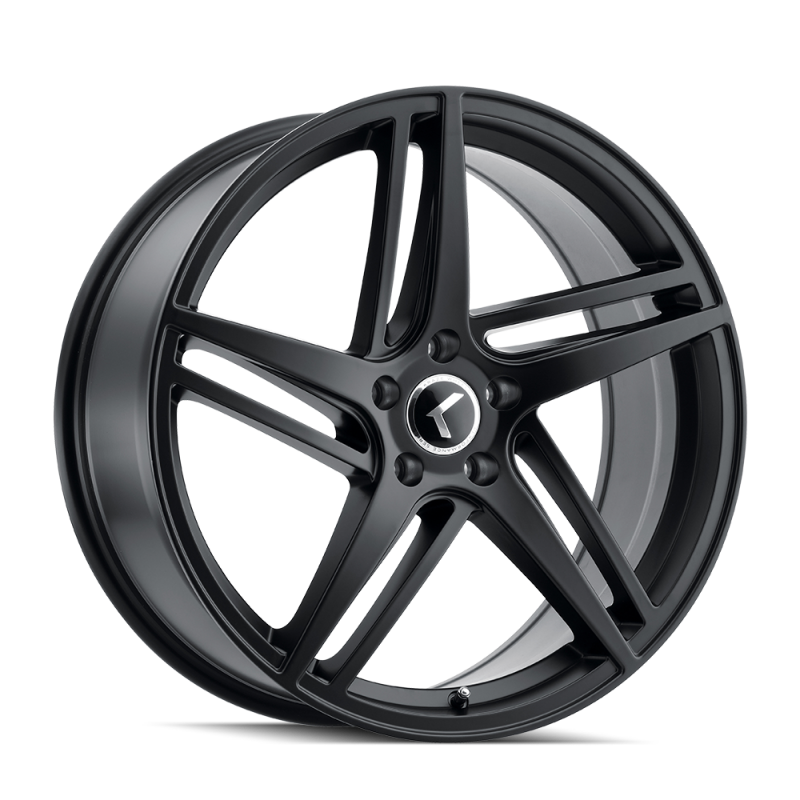 Kraze KR195 Milano 20x8.5 / 5x120 BP / 38mm Offset / 74.1mm Hub Satin Black Wheel-Wheels - Cast-Grocery Getter Performance