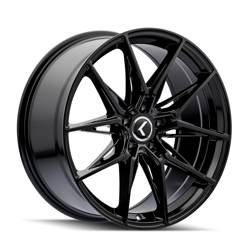 Kraze KR196 Evolve 20x9 / 5x114.3 BP / 35mm Offset / 72.62mm Hub Gloss Black Wheel-Wheels - Cast-Grocery Getter Performance