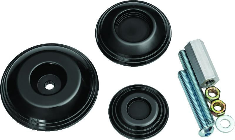 Kuryakyn Lodestar Rear Axle Sliders-BMW-Black-Hardware - Singles-Grocery Getter Performance