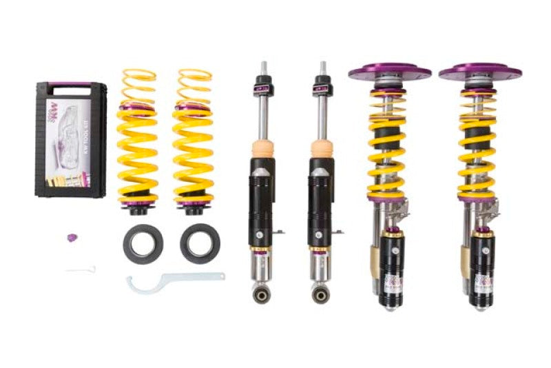KW Clubsport Kit 1/2015+ BMW M3/M4 F80/F82 w/ 5 Bolt Front Mount (No EDC Cancellation) 3-Way-Coilovers-Grocery Getter Performance