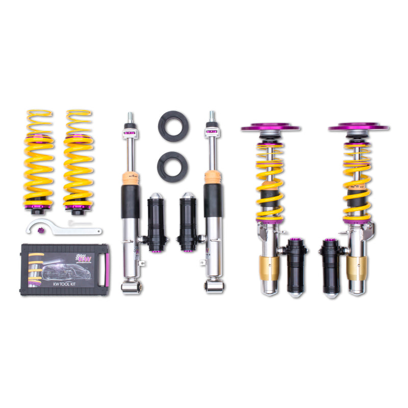 KW Clubsport Kit Pre 1/2015 BMW M3/M4 F80/F82 w/ 3 Bolt Front Mount (No EDC Cancellation) 2-Way-Coilovers-Grocery Getter Performance