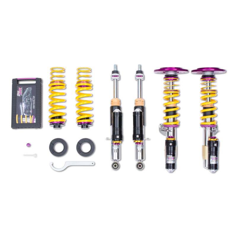 KW Clubsport Kit Pre 1/2015 BMW M3/M4 F80/F82 w/ 3 Bolt Front Mount (No EDC Cancellation) 3-Way-Coilovers-Grocery Getter Performance