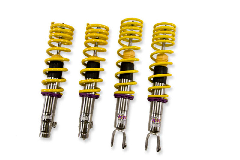 KW Coilover Kit V2 Honda Civic; Coupe Hatchback Sedan w/ rear lower fork mounts-Coilovers-Grocery Getter Performance