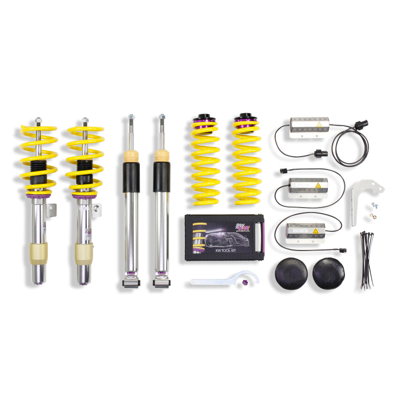 KW Coilover Kit V3 06-13 BMW M3 (E90/E92) Coupe/Sedan w/ EDC (Incl EDC Disable Bundle)-Coilovers-Grocery Getter Performance