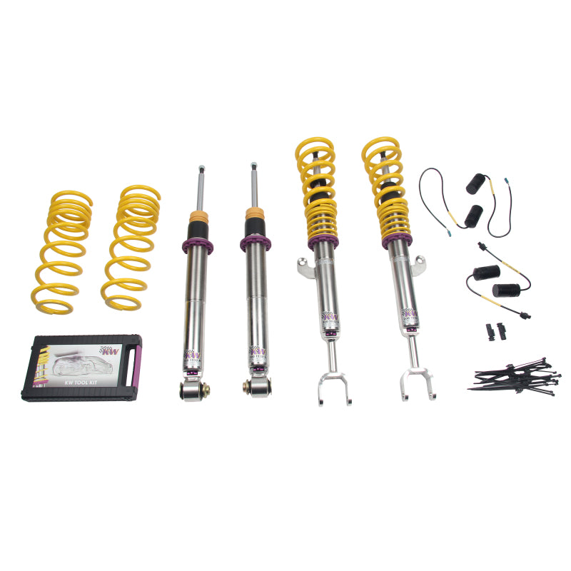 KW Coilover Kit V3 13+ BMW M5 F10 (5L) Sedan (inc EDC Delete Unit)-Coilovers-Grocery Getter Performance